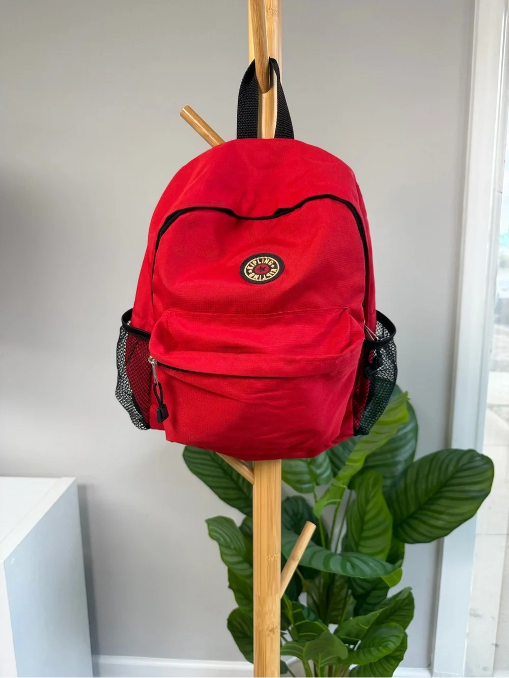 Kipling Red Daypack Backpack